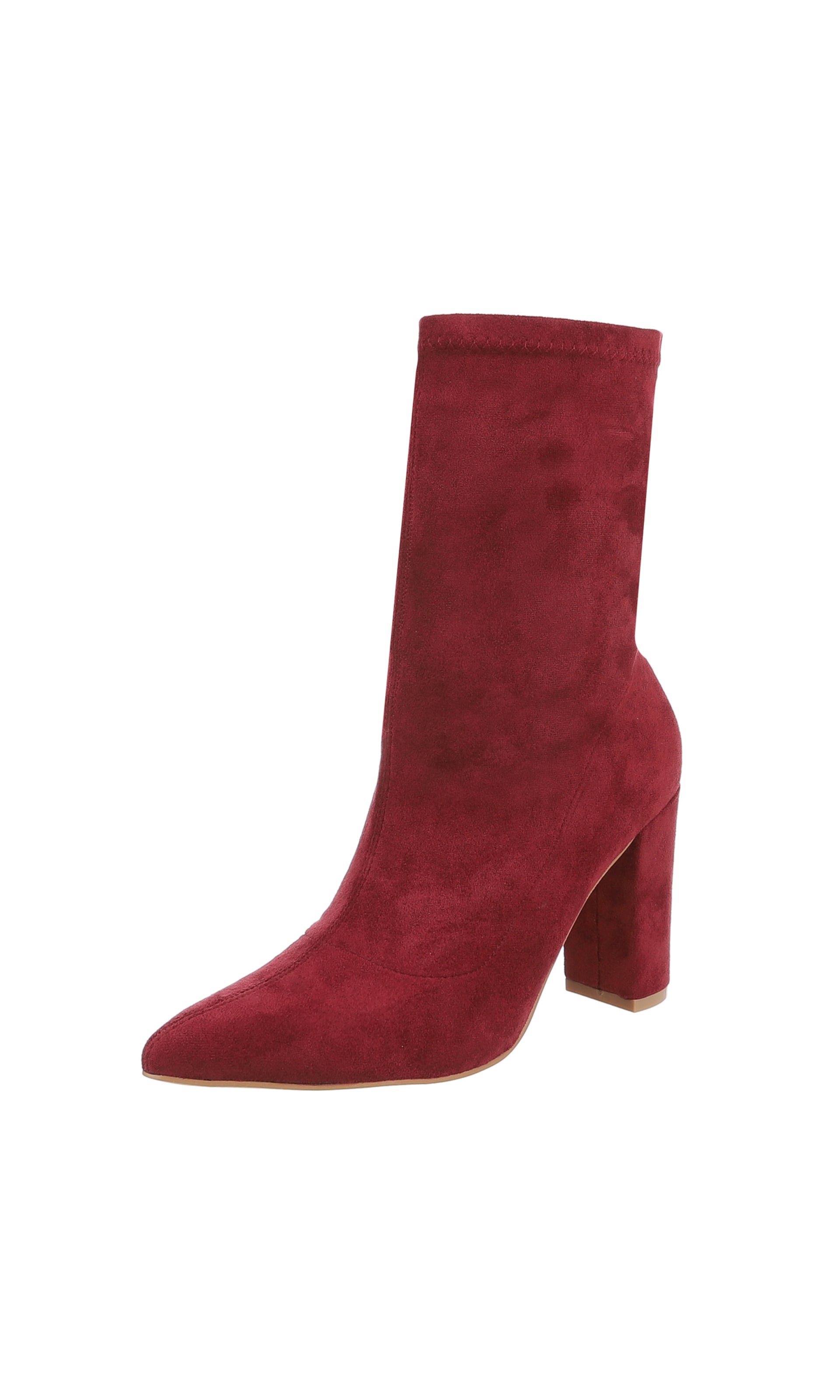 Ital-Design Ankle Boots in Red: front