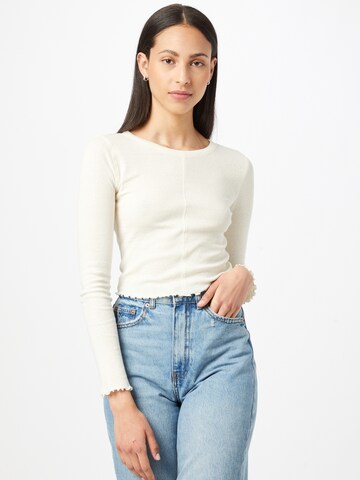 BDG Urban Outfitters Футболка 'CAMILLA' в Бежевый: спереди