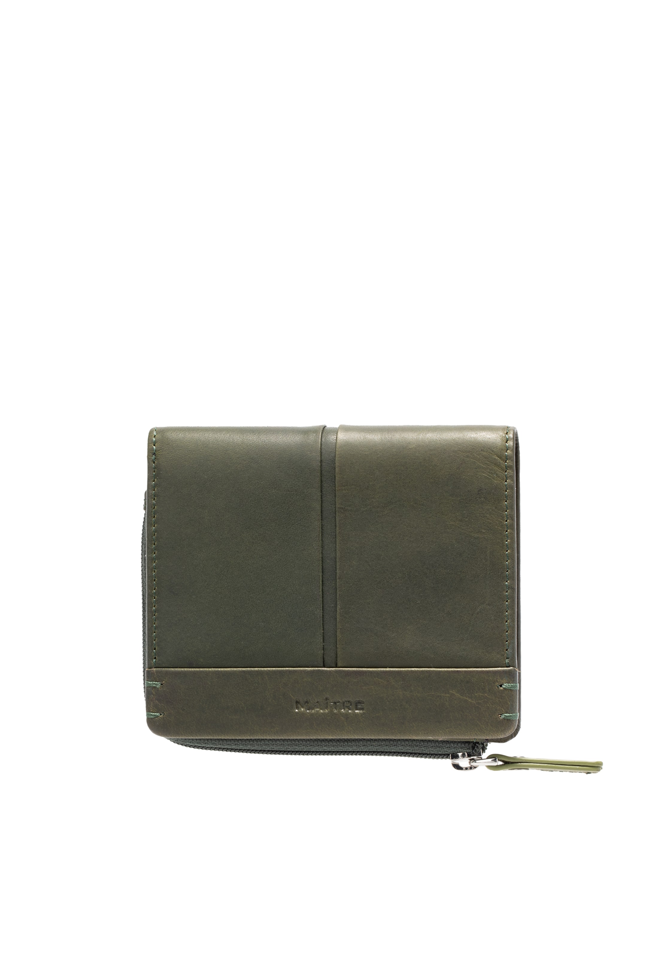 Portamonete 'Birkenfeld Alberta' di Maître in verde: frontale