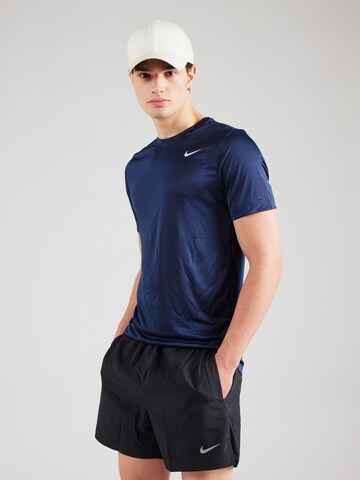 NIKE Funkcionális felső - kék: elől
