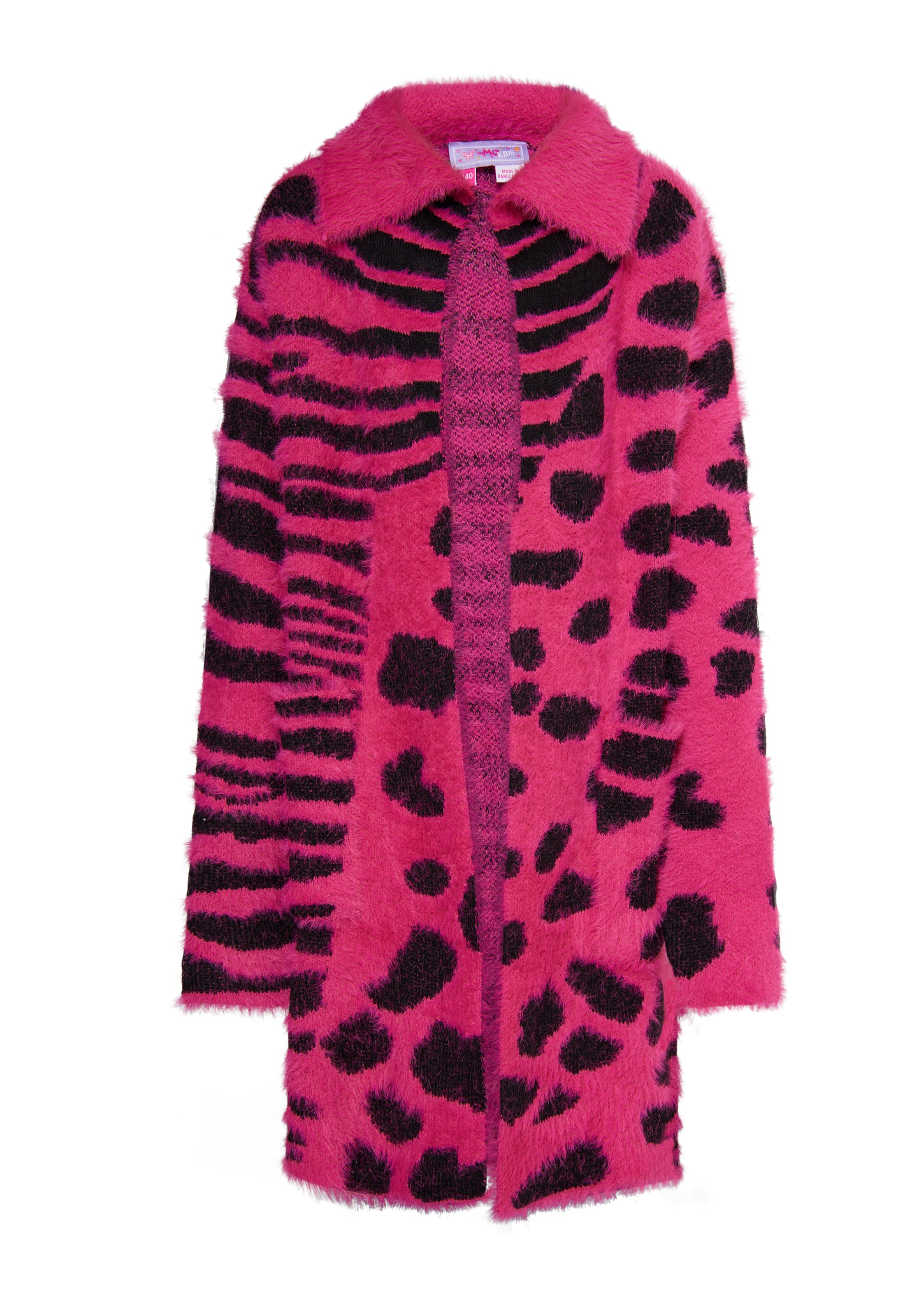 myMo KIDS Neuletakki 'Mimo' värissä vaaleanpunainen: etupuoli