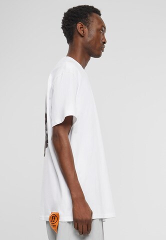 Forgotten Faces - Camisa 'Born A Lotus' em branco