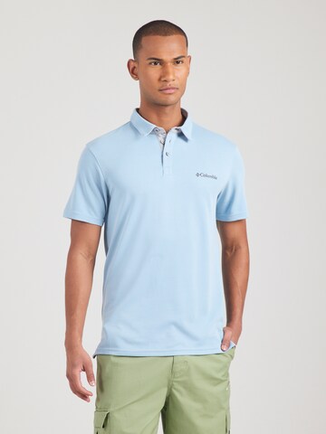COLUMBIA Koszulka funkcyjna 'Nelson Point™' w kolorze niebieski: przód