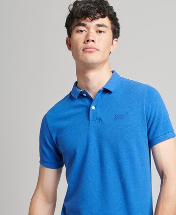 Superdry Тениска 'CLASSIC' в синьо