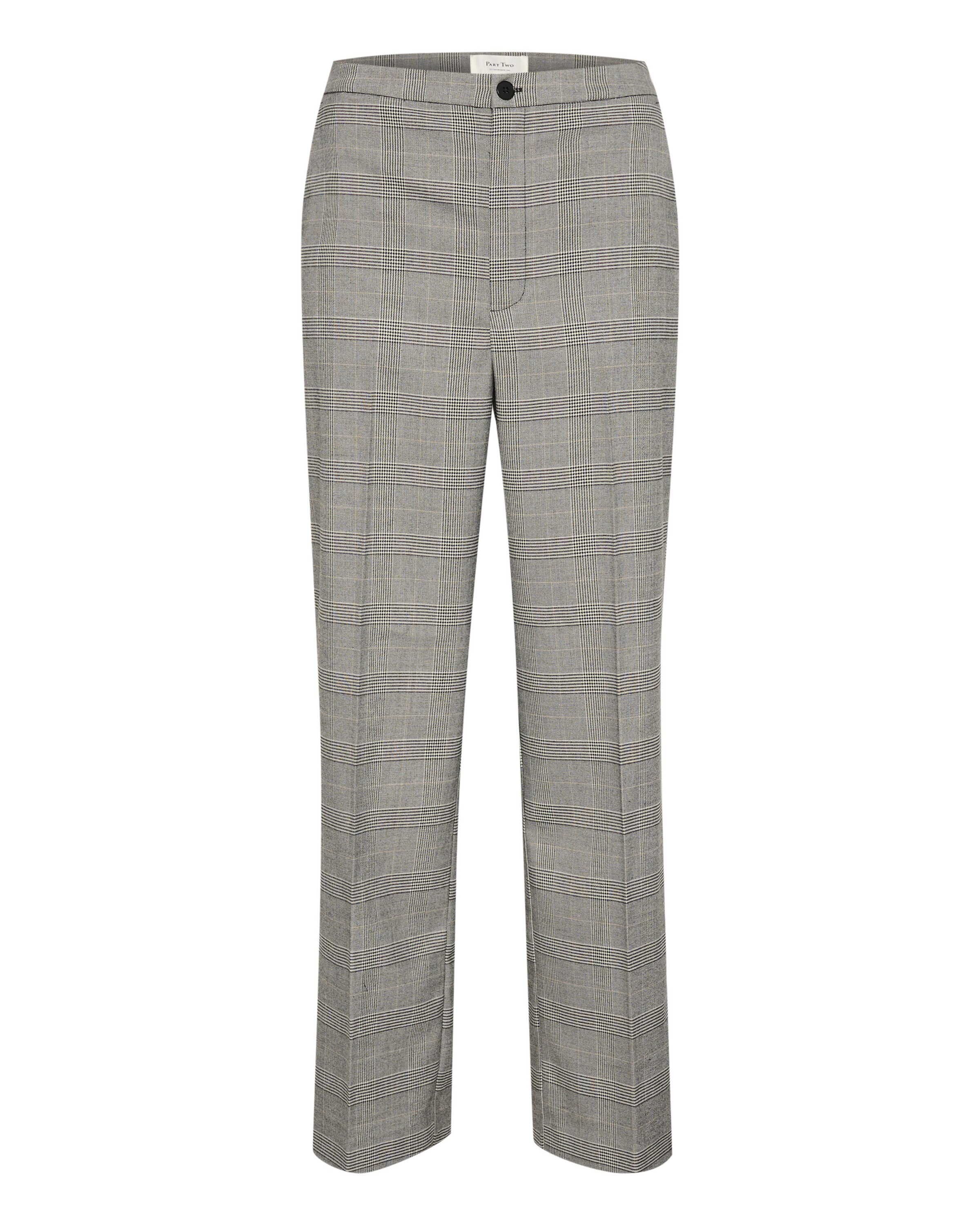 Part Two Regular Hose 'Linora' in Grau: Vorderseite