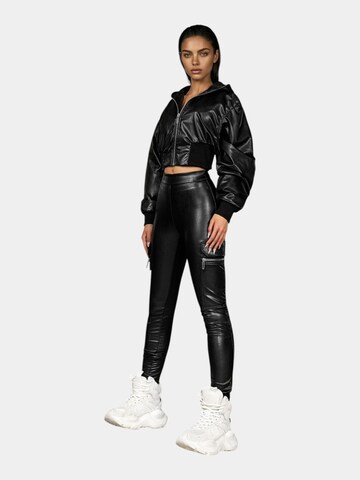 Made By Society Tussenjas 'Hanorac TYPE-01 RUST - H27164' in Zwart