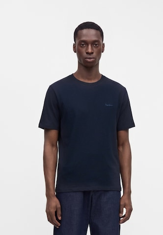 Pepe Jeans Majica 'CONTRAST CONNOR' | modra barva: sprednja stran