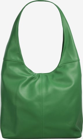 Cabas piké en vert : devant
