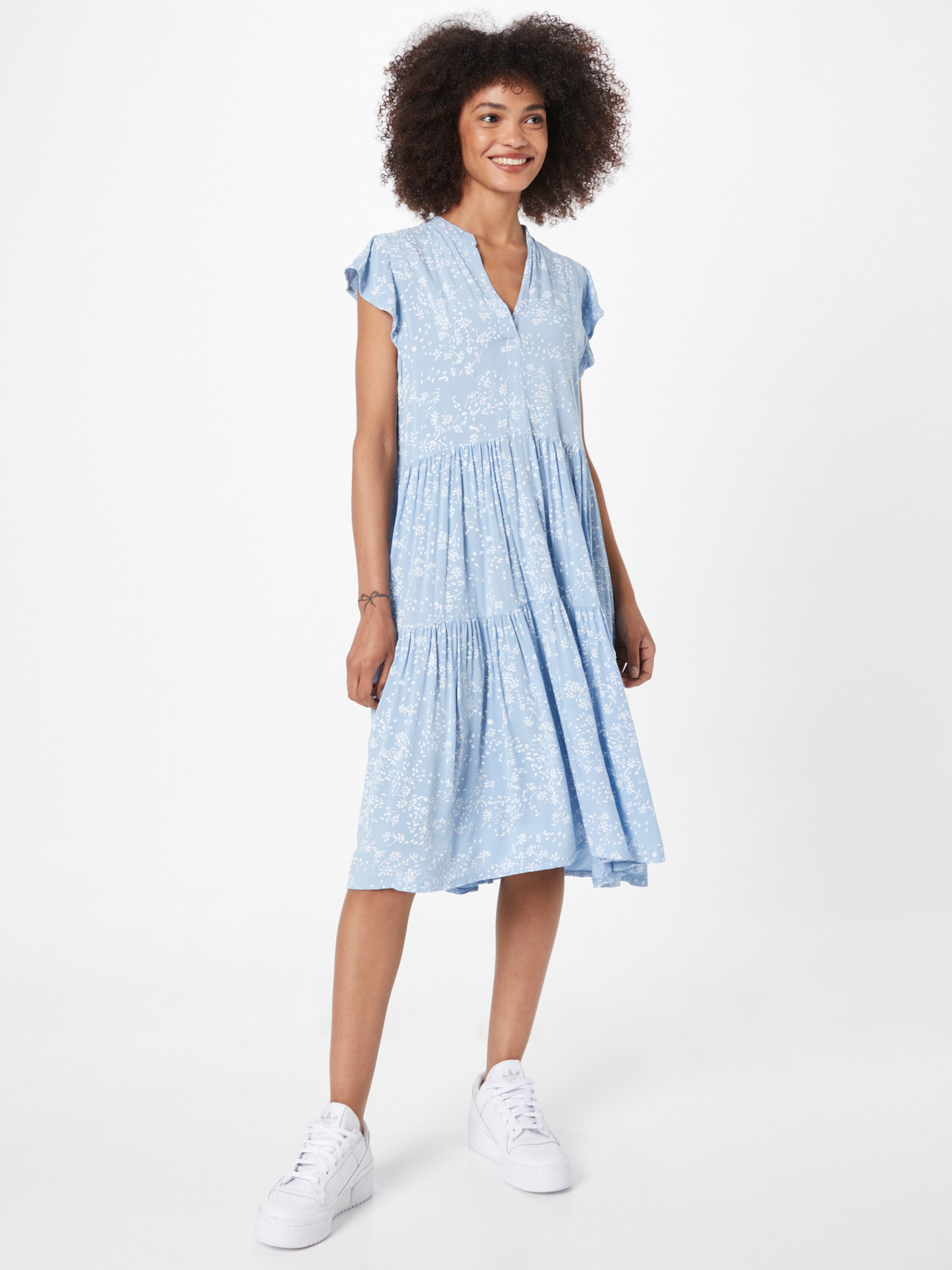 Frauen Große Größen Herrlicher Kleid 'Susanne' in Hellblau - UK10333 Frauen Große Größen Herrlicher Kleid 'Susanne' in Hellblau - UK10333