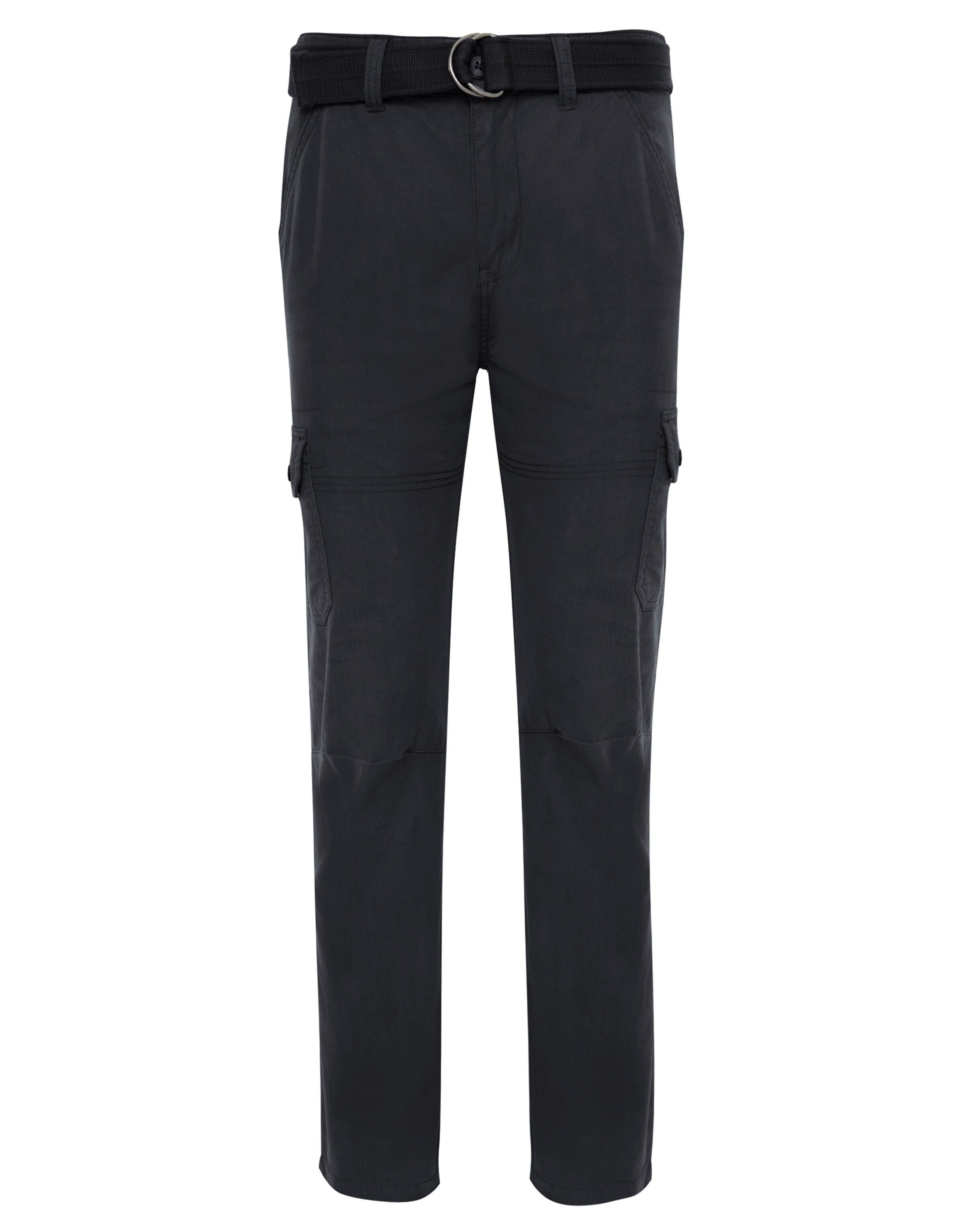 Threadbare Slimfit Hose 'Pane' in Schwarz: Vorderseite