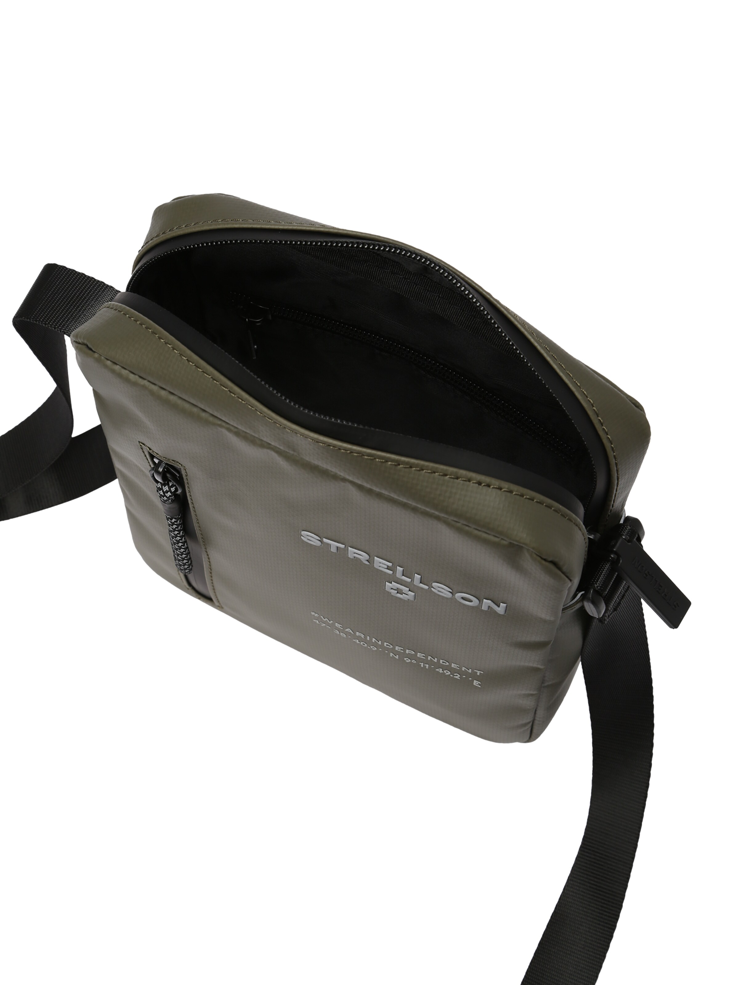 STRELLSON Skuldertaske 'Stockwell 2.0 Marcus' i grøn