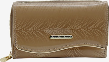 Jennifer Jones Wallet in Beige: front