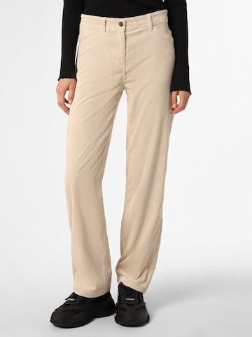 Marie Lund Broek ' ' in Beige: voorkant