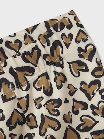 NAME IT Slimfit Leggings i beige