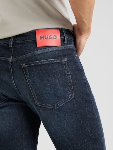 Regular Jean HUGO Red en bleu