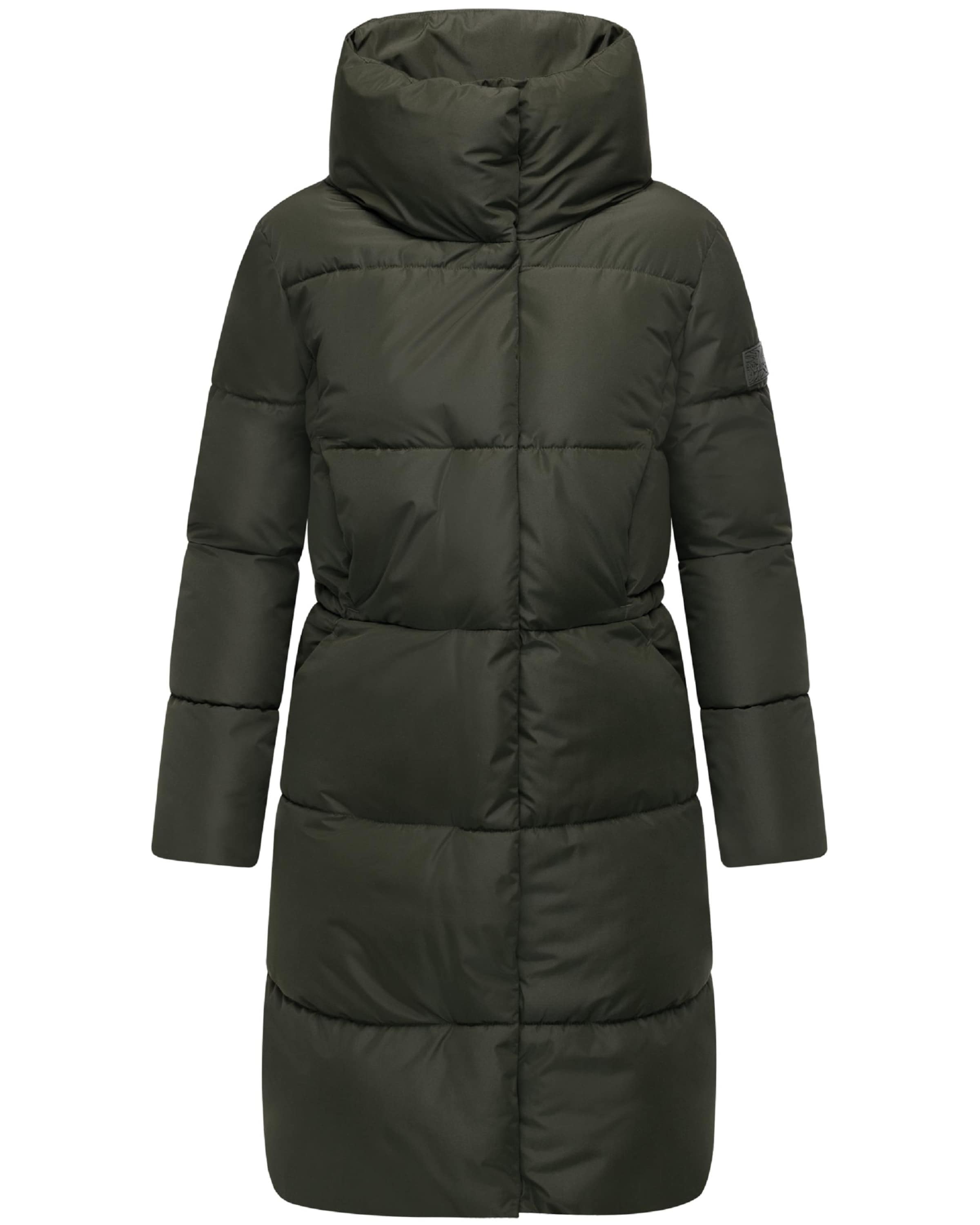 NAVAHOO Χειμερινό παλτό 'Wolkenkuss 14' σε πράσινο: μπροστά