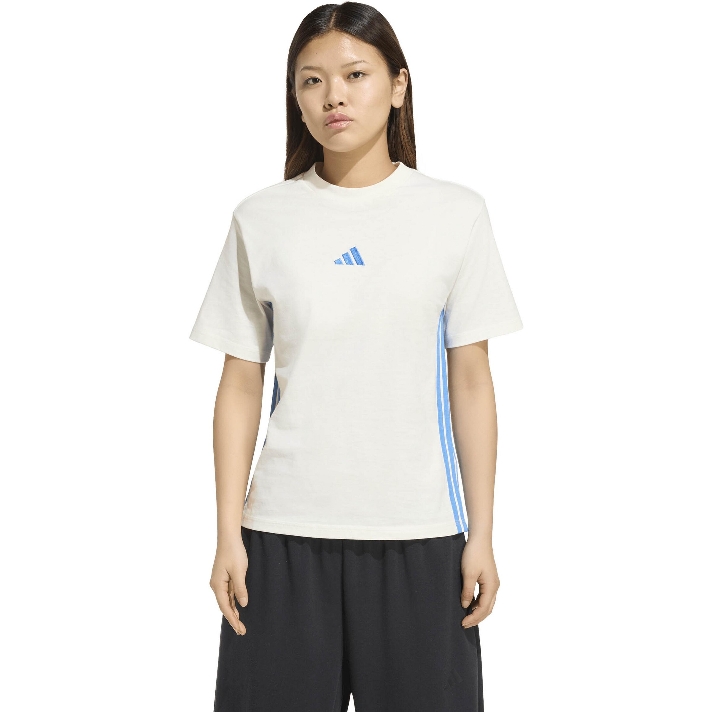 ADIDAS SPORTSWEAR Performance Shirt 'Essentials' in White: front