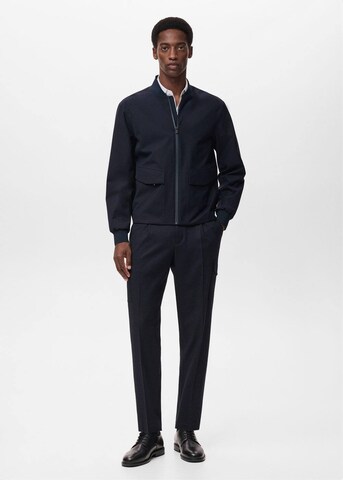 MANGO MAN Slimfit Hose 'Daytona' in Blau
