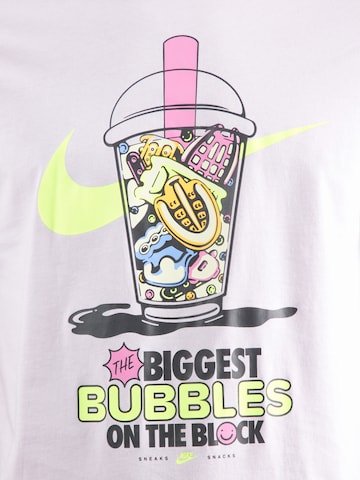 Nike Sportswear Shirt 'SOLE FOOD' in Purple