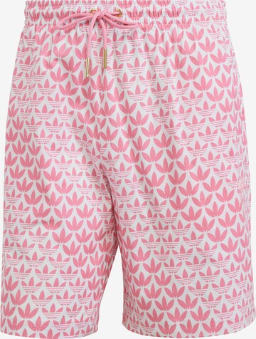 ADIDAS ORIGINALS Broek 'Graphics Monogram Allover Print' in Roze: voorkant