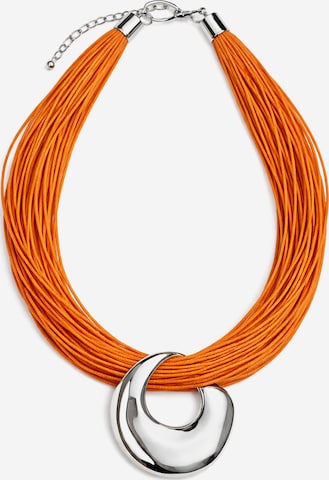 COLLEZIONE ALESSANDRO Necklace 'Evora' in Red: front