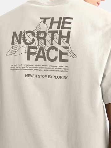 THE NORTH FACE Póló 'MOUNTAIN SKETCH' - fehér