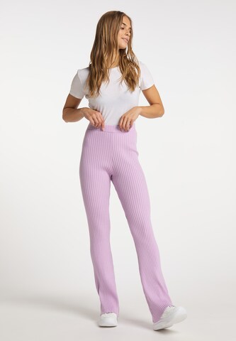 MYMO Flared Broek in Lila