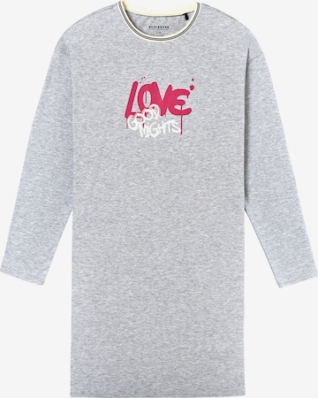 Chemise de nuit ' Nightwear ' SCHIESSER en gris : devant