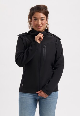 Travelin Winter Jacket 'Hella' in Black: front