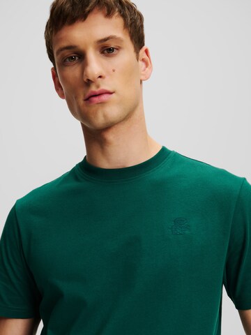 T-Shirt 'Kameo' Karl Lagerfeld en vert