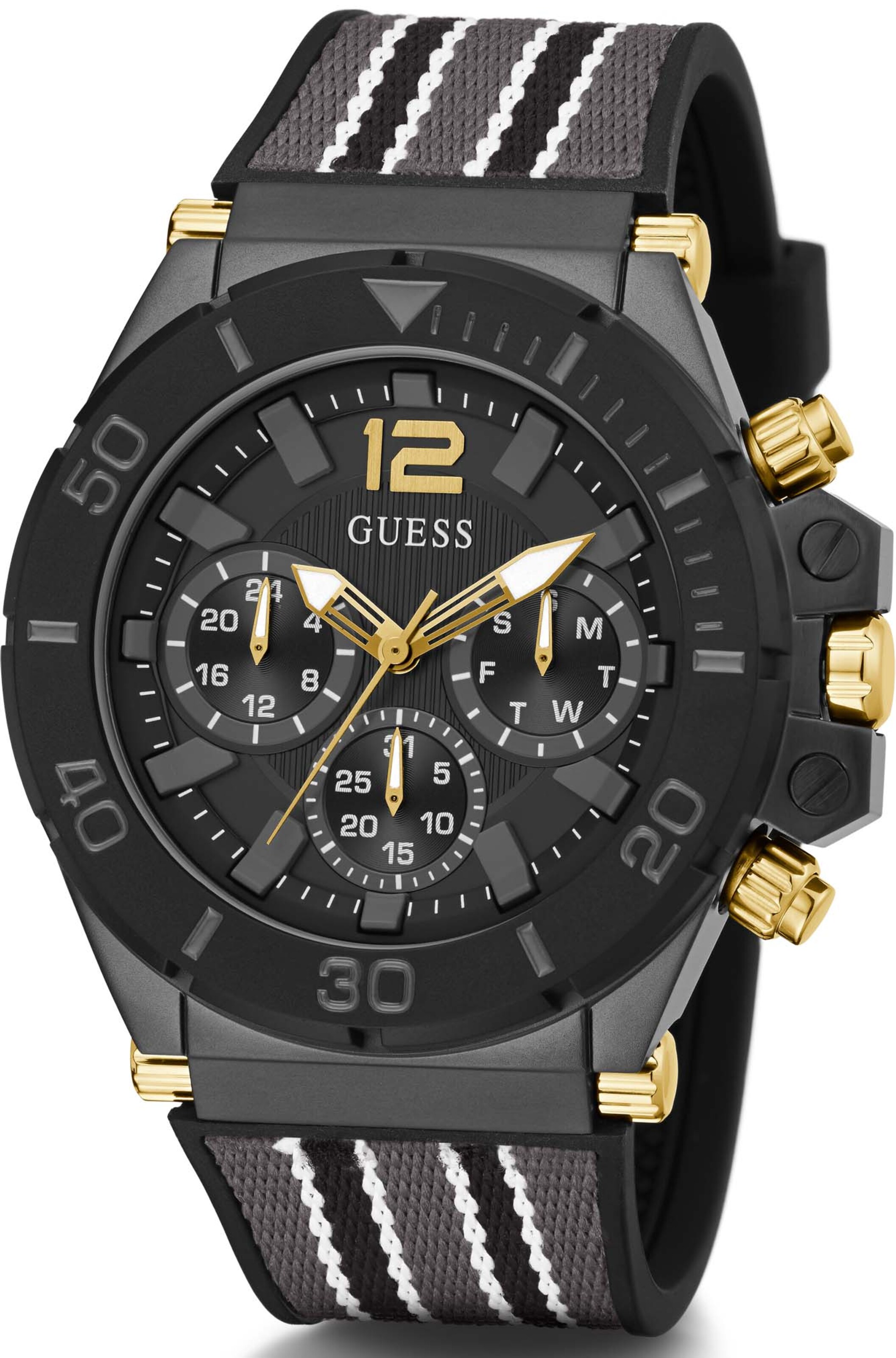 GUESS Uhr in Grau: Vorderseite