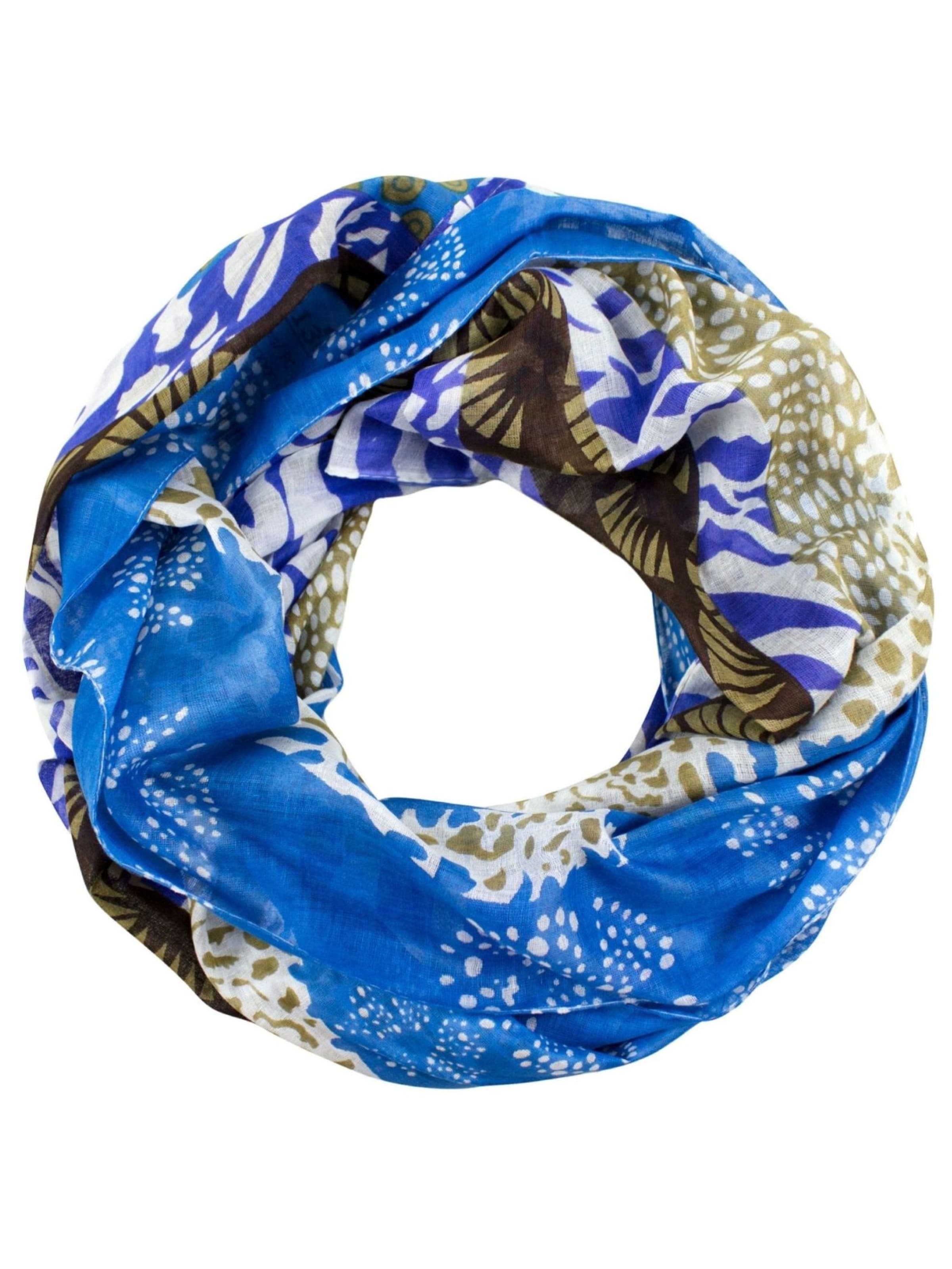 Sunsa Tube Scarf 'Sunsa' in Blue: front