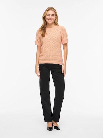 VILA Gebreide bodywarmer 'VILowen' in Oranje