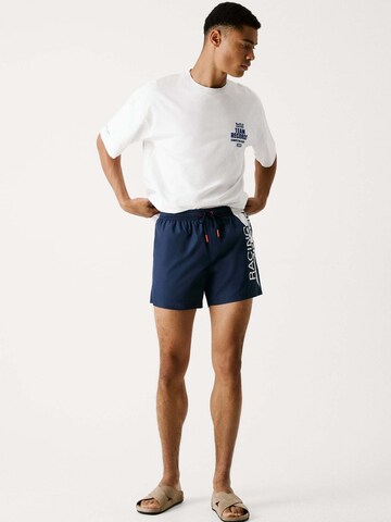 Red Bull Racing x Pepe Jeans Badeshorts in Blau