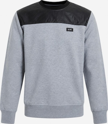 SCR.Sweater majica 'GERO' - siva boja: prednji dio