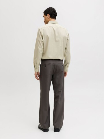 JACK & JONES Slim fit Button Up Shirt 'JPRBLAParker' in Beige