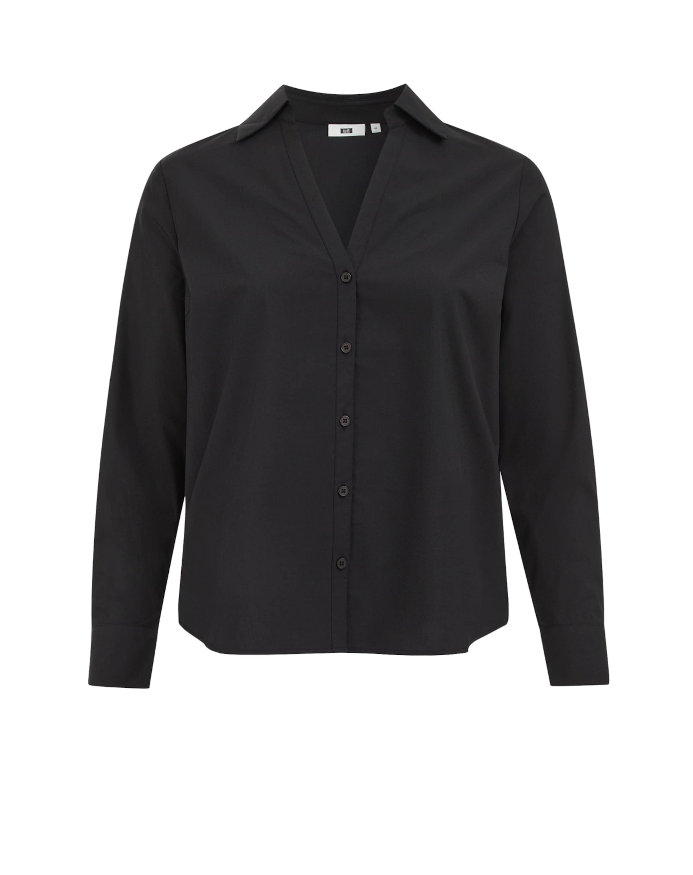 WE Fashion Топ в Черный: спереди