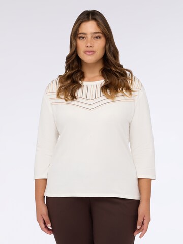 T-shirt Fiorella Rubino en blanc