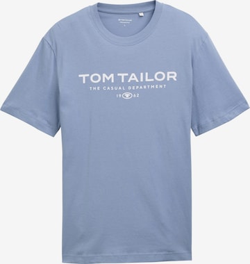 T-Shirt TOM TAILOR en bleu : devant
