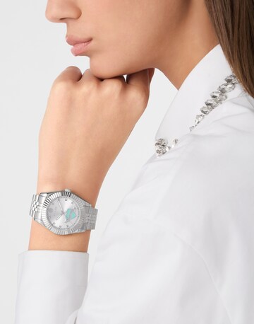 Orologio analogico 'ROCK COUTURE' di Philipp Plein Watches in argento: frontale