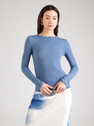 GAP - Camiseta 'ESSENTIAL POINTELLE' en azul: frente