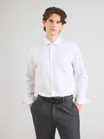 balts Michael Kors Slim fit Biroja krekls: no priekšpuses