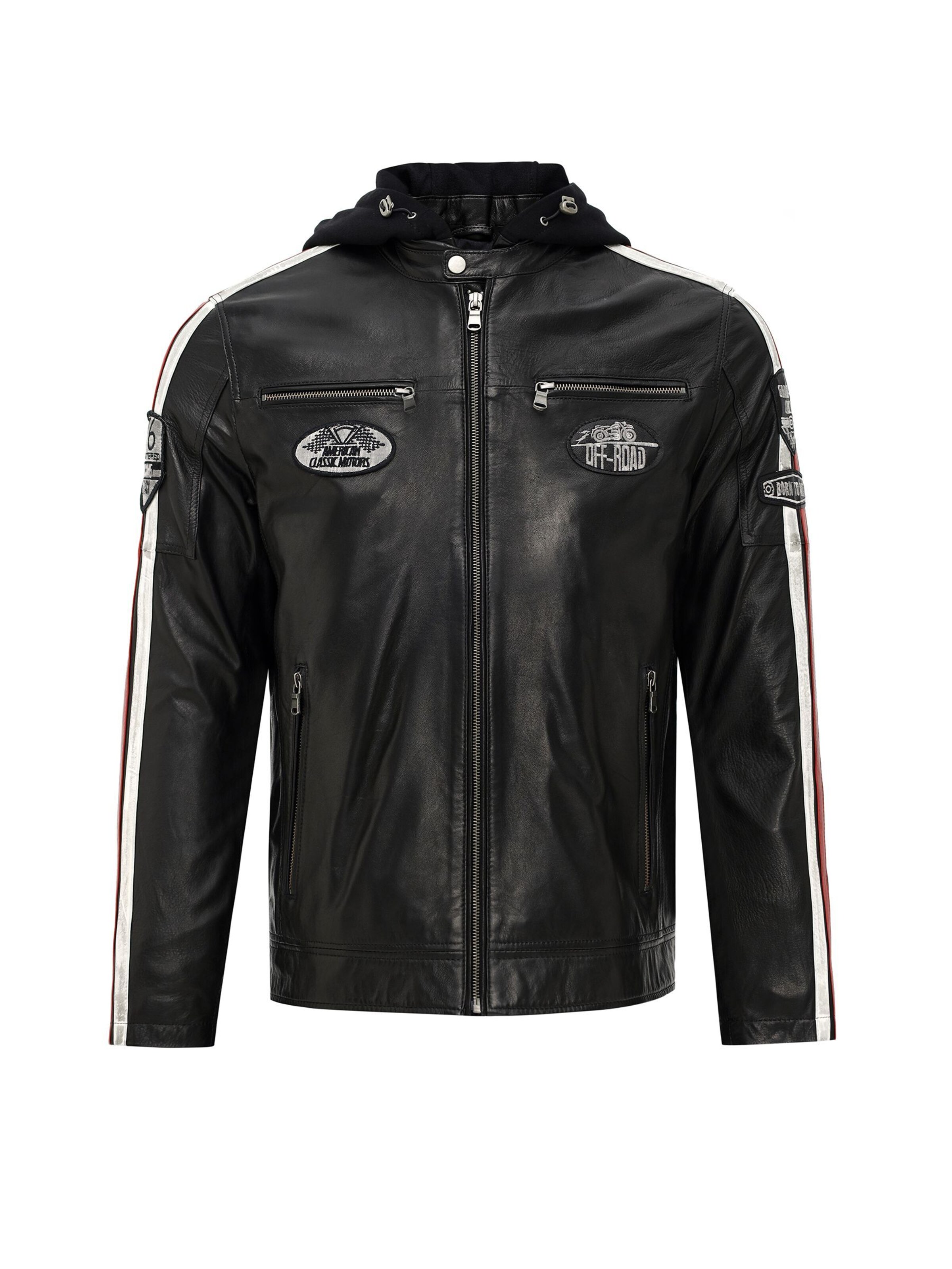 Derimod Between-season jacket in Black: front