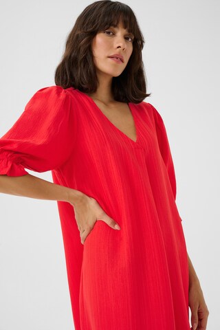 Kaffe Jurk 'KAPaulina' in Rood