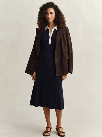 Rochie tricotat de la GANT pe albastru