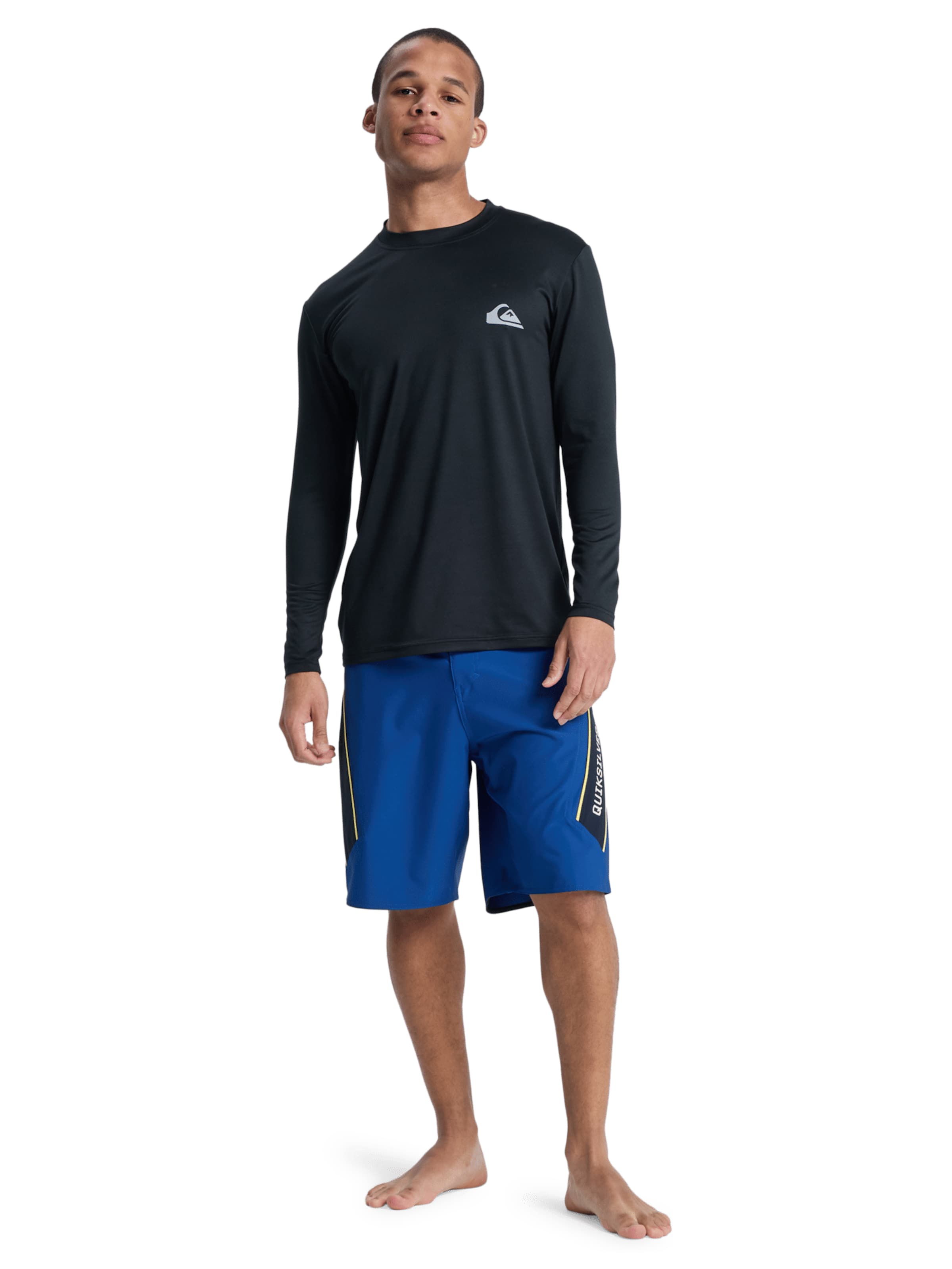 QUIKSILVER Funktionsshirt 'Everyday' in Schwarz