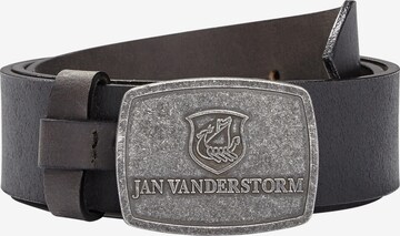 Ceinture 'Sidar' Jan Vanderstorm en noir : devant