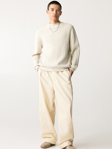 Pull-over Pull&Bear en blanc