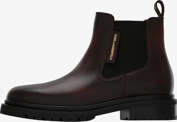 Karl Lagerfeld Chelsea čižmy - Hnedá: predná strana