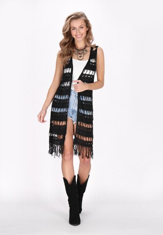 IZIA Knitted vest in Black